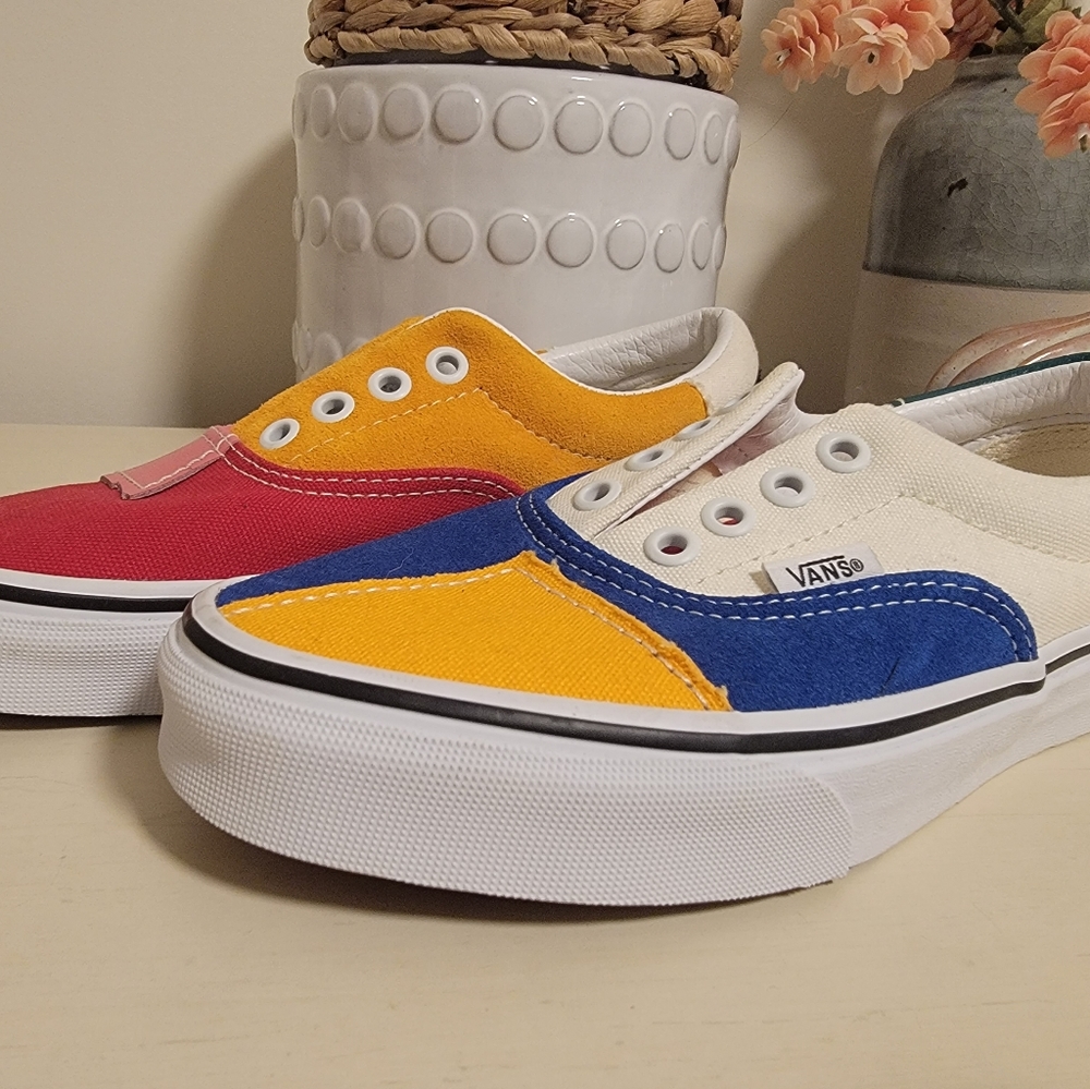 Vans Multi Colored Patchwork Shoes - image 6